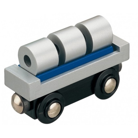 Vagon din lemn cu role bobine si tamburi - Maxim Enterprise 50213 Rail Road 