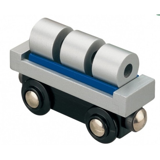 Vagon din lemn cu role bobine si tamburi - Maxim Enterprise 50213 Rail Road 