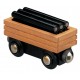 Vagon din lemn cu tevi conducte si tuburi - Maxim enterprise 50212 Rail Road 