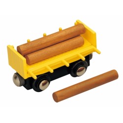 Vagon din lemn cu busteni - Maxim enterprise 50387 Rail Road 