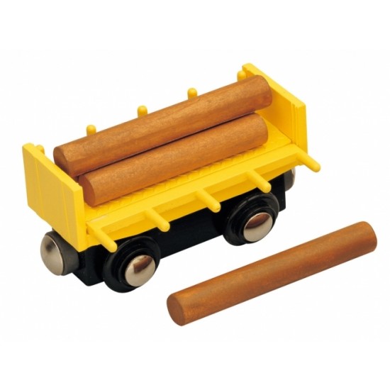 Vagon din lemn cu busteni - Maxim enterprise 50387 Rail Road 