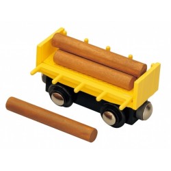 Vagon din lemn cu busteni - Maxim enterprise 50387 Rail Road 