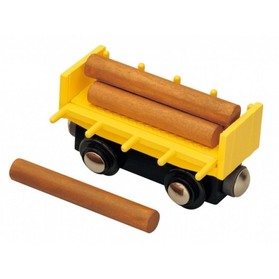 Vagon din lemn cu busteni - Maxim enterprise 50387 Rail Road 