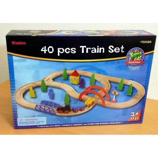 Set trenulet Kris Kros Maxim  Rail Road 40 piese 