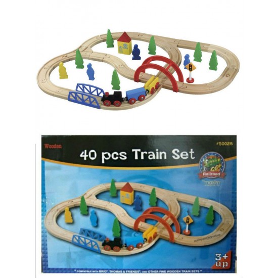 Set trenulet Kris Kros Maxim  Rail Road 40 piese 