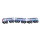Trenulet supraetajat Elefant Train-Set Maxim 50512 Rail Road