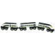 Trenulet din lemn Express Shinkansen - Set Maxim 504738 Rail Road Bullet Train