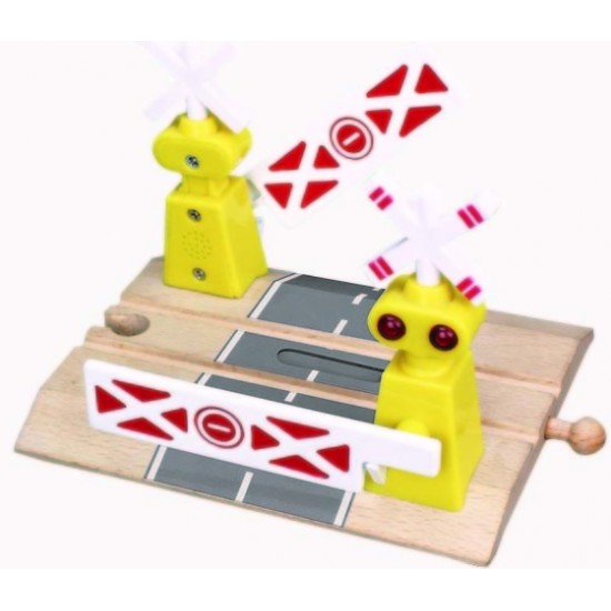 Trecere la nivel cu bariere interactive - Bariera cu senzori lumini si sunete  Maxim Rail Road 50472