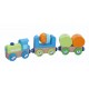 Trenulet din lemn cu Incarcatura Magentica si Betoniera Junior Tren Maxim- 50648 Rail Road