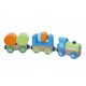 Trenulet din lemn cu Incarcatura Magentica si Betoniera Junior Tren Maxim- 50648 Rail Road