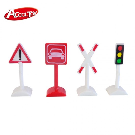 Set trenulete cu pista si circuit  autostrada din lemn si sine Rail Road Acooltoy -100 piese