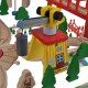 Set Trenulet Wooden Train 100 piese