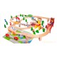 Set Trenulet Wooden Train 100 piese