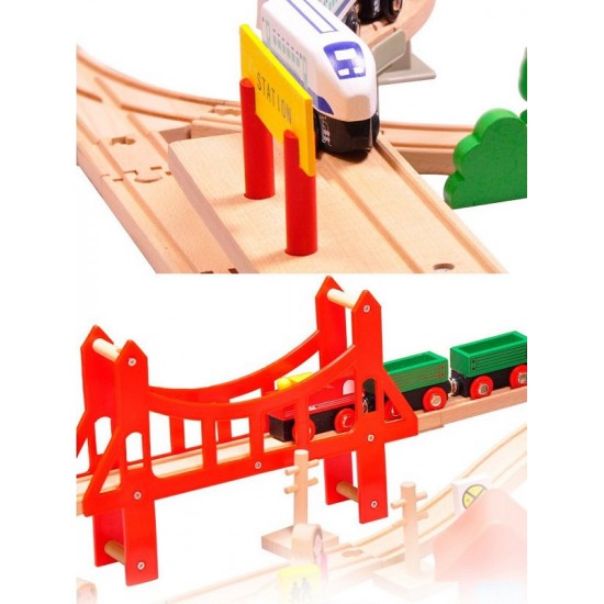 Set trenulet City Train 130 piese