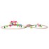 Set Trenulete cu Statie cu Vocala cu Sunete - Sound Station Raiway Set din lemn cu 43 piese sine si accesorii