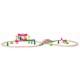 Set Trenulete cu Statie cu Vocala cu Sunete - Sound Station Raiway Set din lemn cu 43 piese sine si accesorii