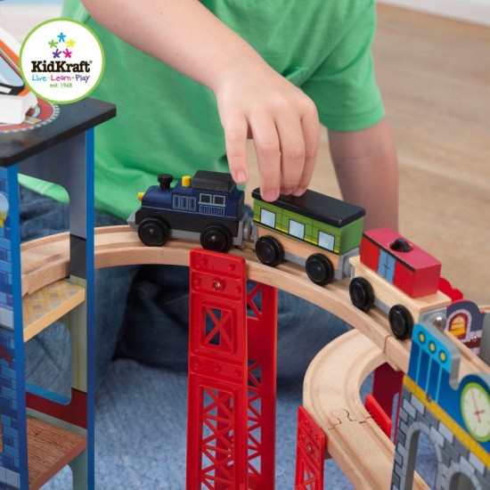 Set Trenulete Super Highway Train Kidkraft