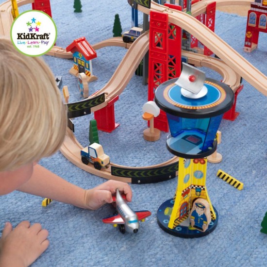 Set Trenulete Super Highway Train Kidkraft