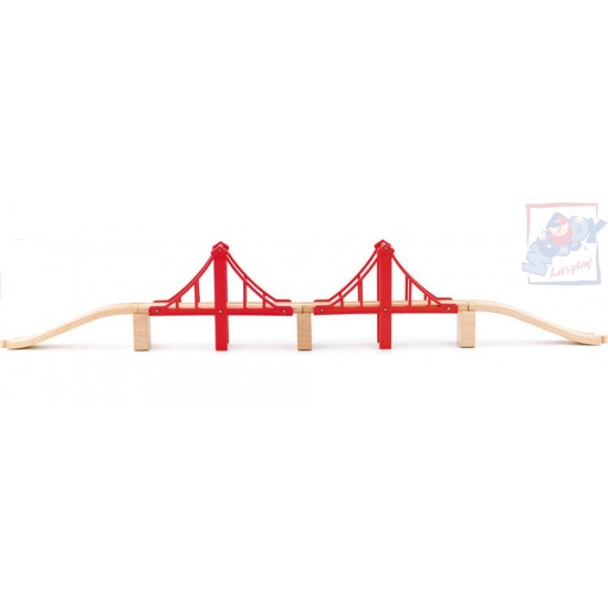 Pod mare dublu cu cabluri - WoodlyLand WL91817 Bridge