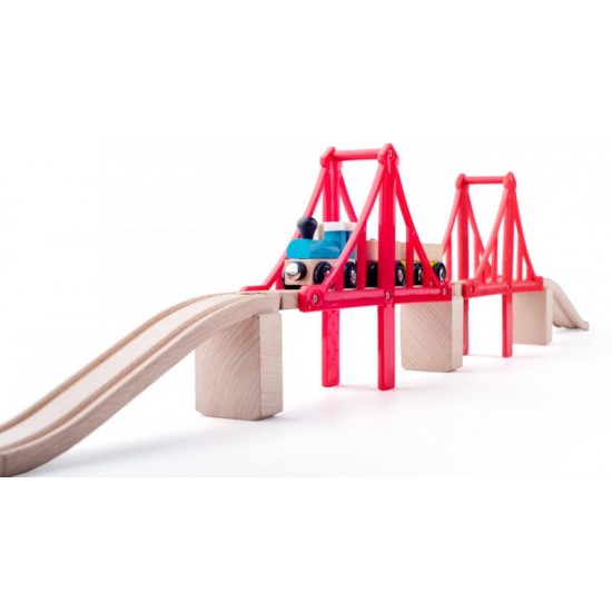Pod mare dublu cu cabluri - WoodlyLand WL91817 Bridge