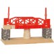 Podul rotativ manual din lemn - WL90818  Rail Road Bridge