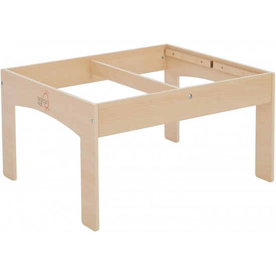Set Trenulet din lemn Tara Natur - Green Country Wooden Train cu masuta de joaca 