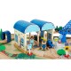 Set trenulete din lemn Universal All In One cu masuta de joaca Imaginarium