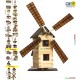 Moara de vant - set constructie din lemn