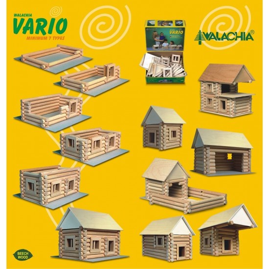 Set constructie VARIO -72 piese 7 in 1 Walachia