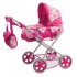 Carucior pliabil de jucarie pentru papusi cu accesorii Doll Pram